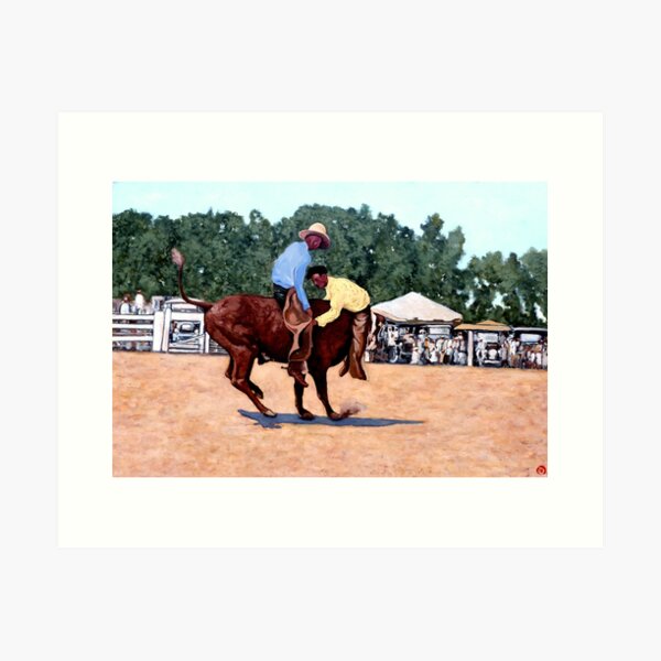 Cowboy Conundrum Art Print