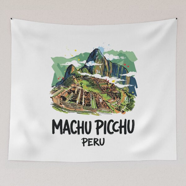 Item preview, Machu Picchu Peru Ancient Ruins Art Print designed and sold by Merch by Das Design Studio.