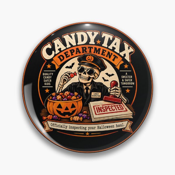 Item preview, Halloween - Candy Tax Inspector designed and sold by LumosArtwork.
