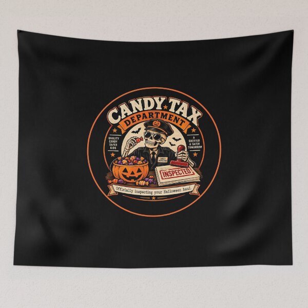 Item preview, Halloween - Candy Tax Inspector designed and sold by LumosArtwork.
