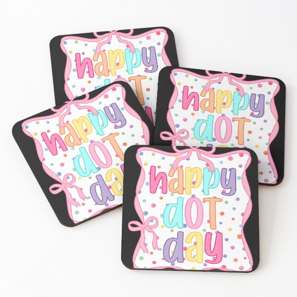 Item preview, Happy Dot Day Bow Coquette Teacher Girls School Fun designed and sold by LouisaOReilly.