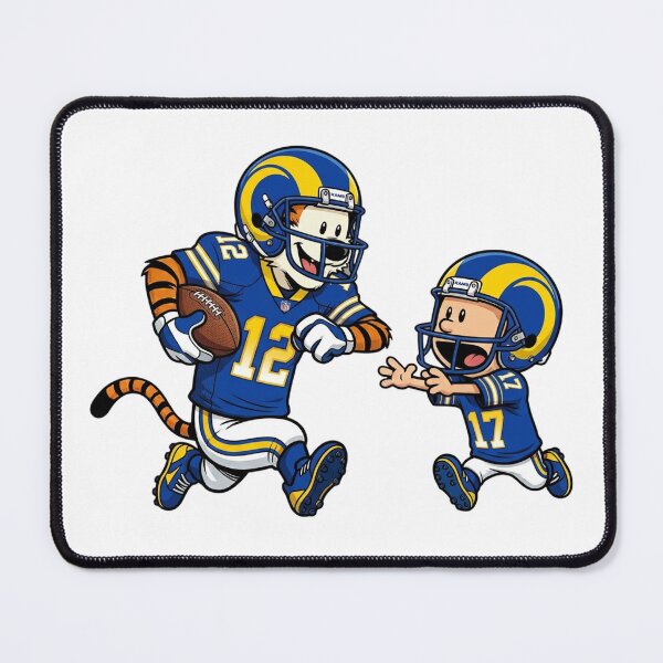 Item preview, Calvin And Hobbes Playing Football Fan  Los Angeles Team designed and sold by DamianRoy88.