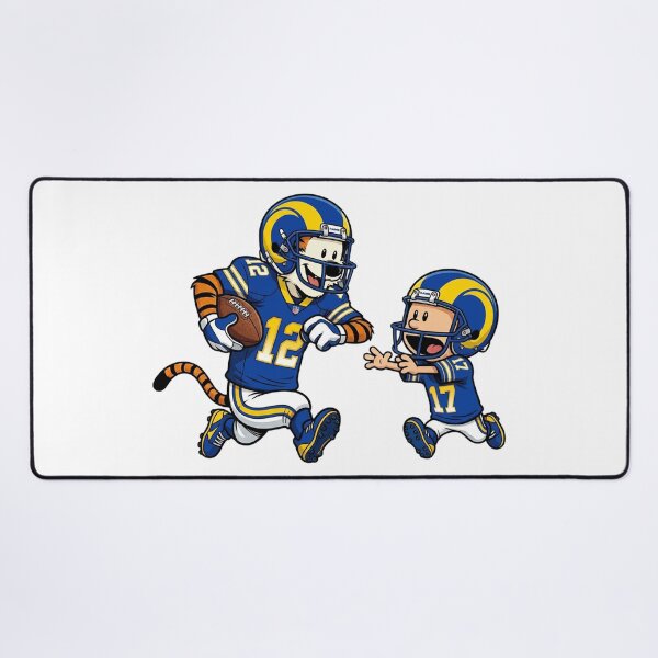 Item preview, Calvin And Hobbes Playing Football Fan  Los Angeles Team designed and sold by DamianRoy88.