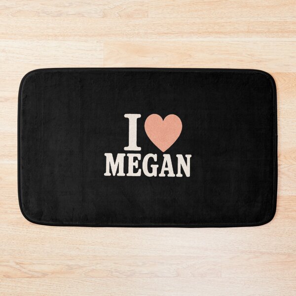 Item preview, I Heart Megan Black  designed and sold by NovellBrea.