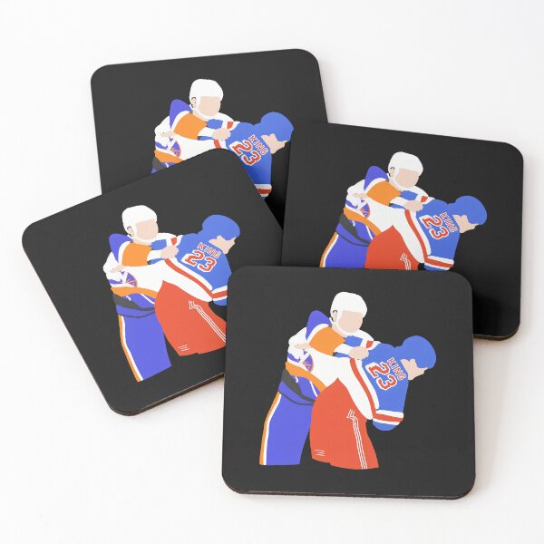 Item preview, Hockey Players Face Off Minimalist Flat  designed and sold by Janephen.