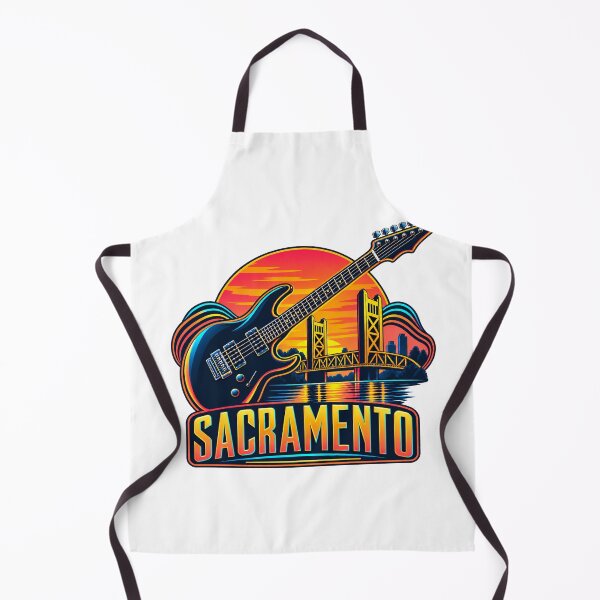 Item preview, Sacramento Electric Guitar and Neon Sunset designed and sold by SAS-Designer.