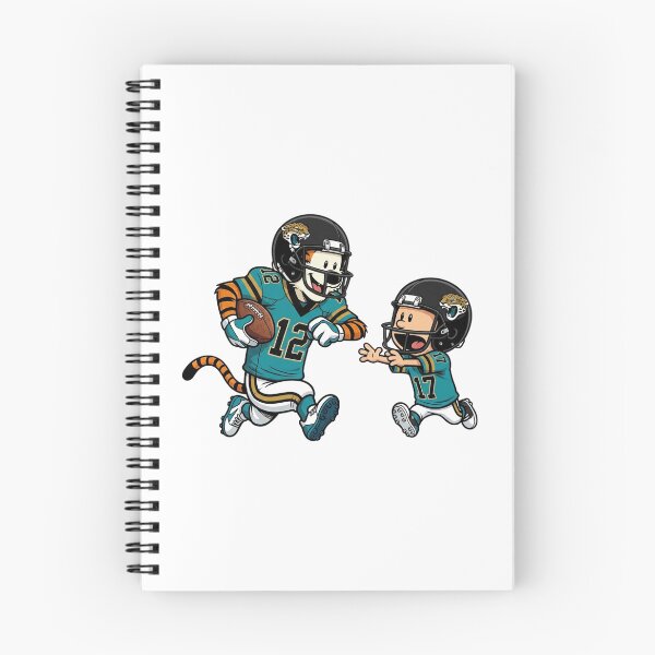 Item preview, Calvin And Hobbes Playing Football Fan Jacksonville Team designed and sold by DamianRoy88.