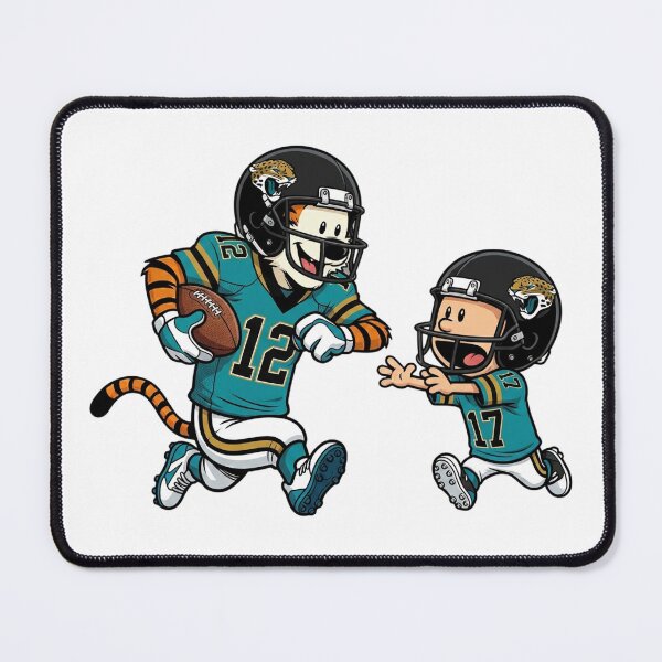 Item preview, Calvin And Hobbes Playing Football Fan Jacksonville Team designed and sold by DamianRoy88.