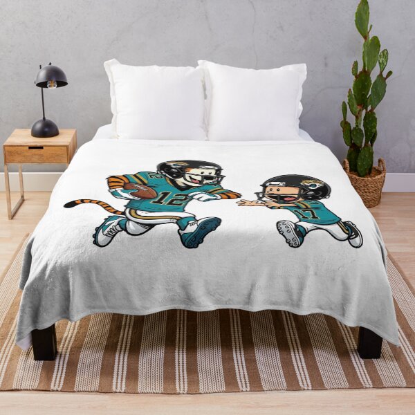 Item preview, Calvin And Hobbes Playing Football Fan Jacksonville Team designed and sold by DamianRoy88.