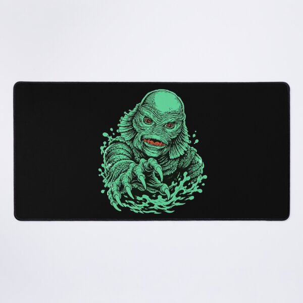 Item preview, Gill-Man Green Horror Portrait for Monster Movie Fans designed and sold by celinamnxngol.
