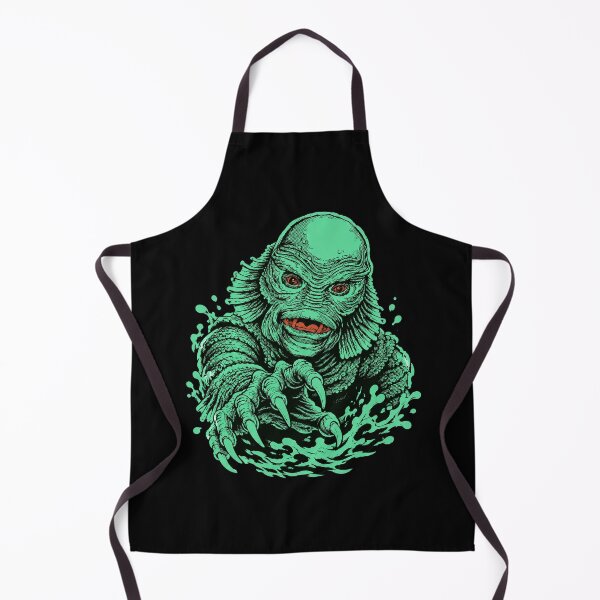 Item preview, Gill-Man Green Horror Portrait for Monster Movie Fans designed and sold by celinamnxngol.