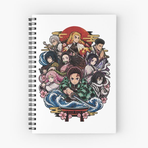 Item preview, All Hashira Inspired Anime Design Featuring Pillars of Strength and Valor designed and sold by wafflemememaker.