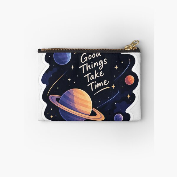 Item preview, Good Things Take Time – Cosmic Space Planet Aesthetic designed and sold by KenjiSano.