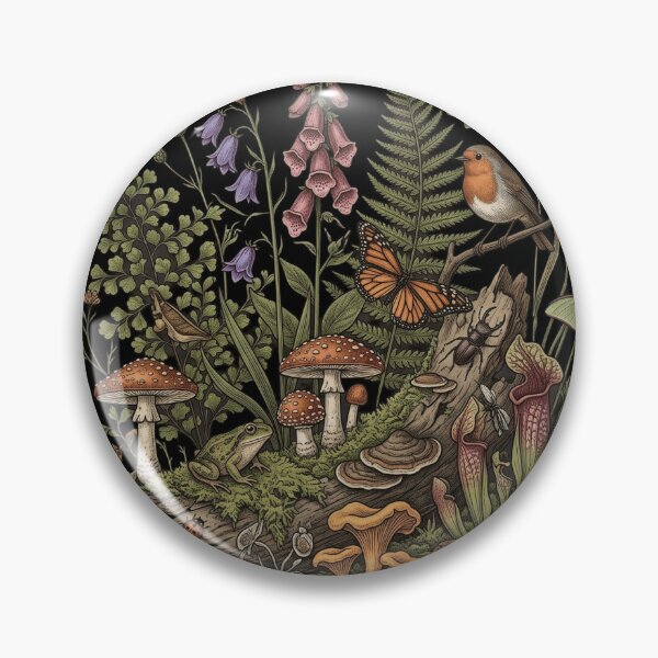 Item preview, I Found Love In Natural Things – Vintage Botanical Nature Illustration designed and sold by Obiechefu.