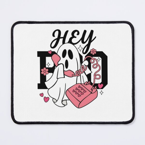 Item preview, Hey Boo Cute Pink Halloween Ghost designed and sold by AARABwino.