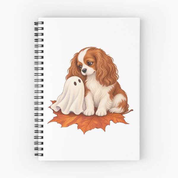 Item preview, Cavalier King Charles Spaniel with a Friendly Ghost designed and sold by SAS-Designer.
