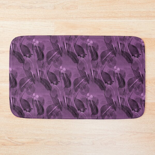Item preview, Spring Floral Pattern in Monochromatic Mauve designed and sold by Artistestella.