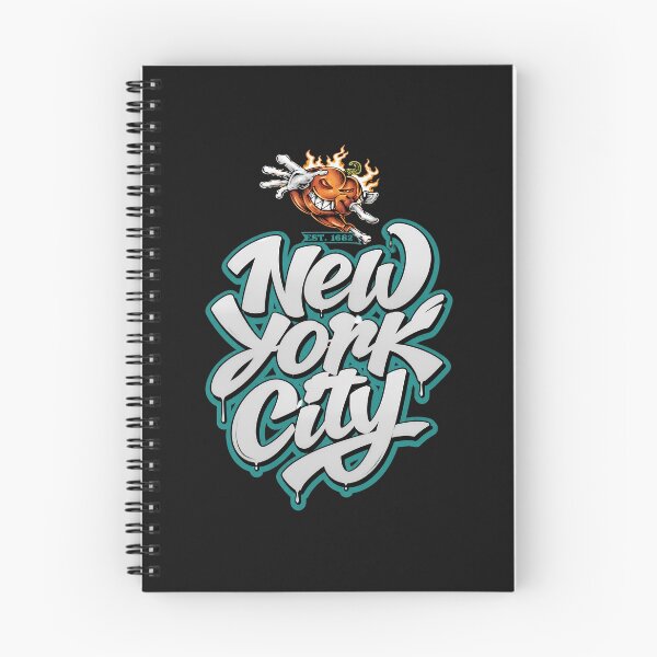 Item preview, New York City Flaming Pumpkin Est 1884 Graffiti  designed and sold by Janephen.