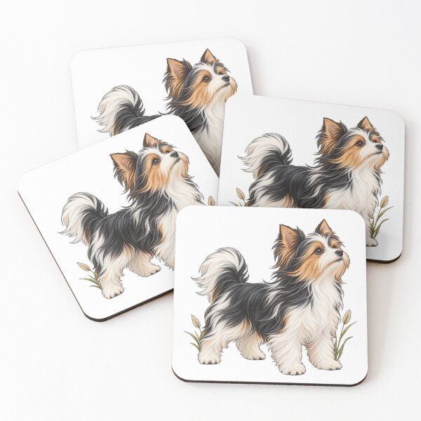 Item preview, Biewer Terrier in a Windy Meadow designed and sold by SAS-Designer.