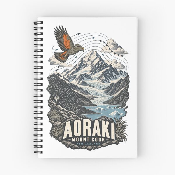 Item preview, Aoraki - Mount Cook - New Zealand designed and sold by StudioRedKoala.