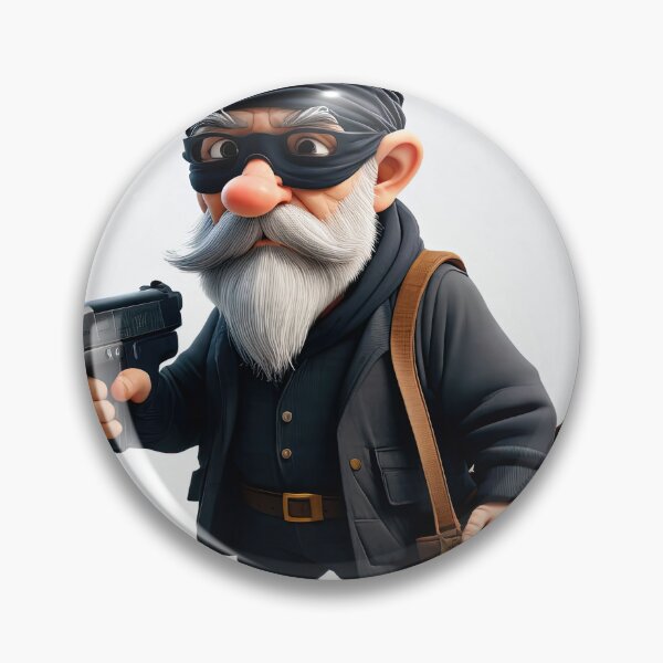 Item preview, Old Fart as a bank robber designed and sold by Colin Bentham.
