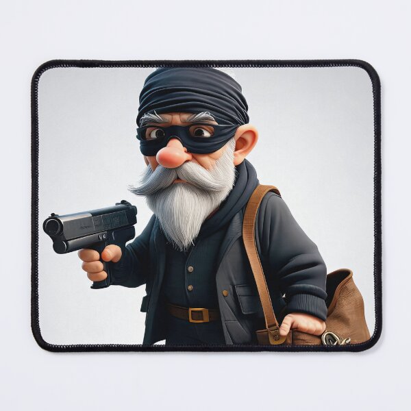 Item preview, Old Fart as a bank robber designed and sold by Colin Bentham.