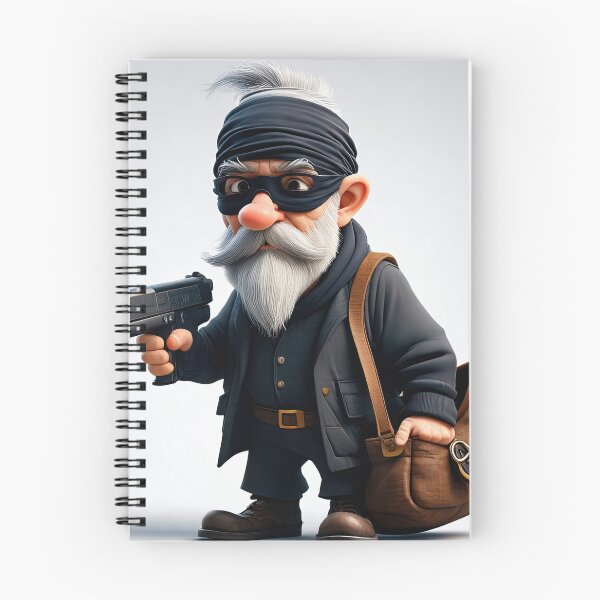 Item preview, Old Fart as a bank robber designed and sold by Colin Bentham.