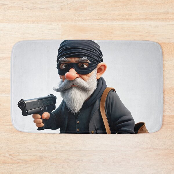 Item preview, Old Fart as a bank robber designed and sold by Colin Bentham.