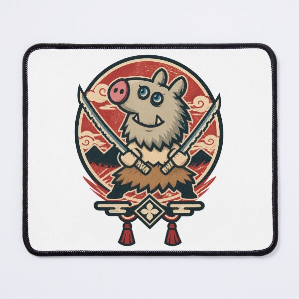 Item preview, Fierce Demon Pig Illustration with Dark Fantasy Vibes designed and sold by wafflemememaker.