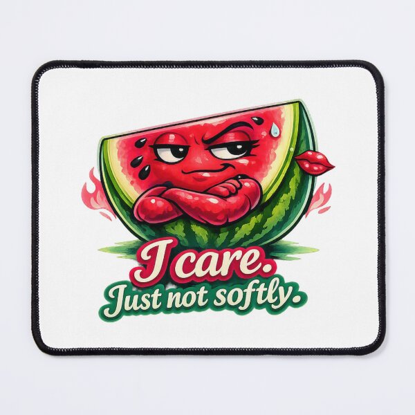 Item preview, Bold Watermelon Pastel Kawaii Fierce Fruit Art designed and sold by Sommium .