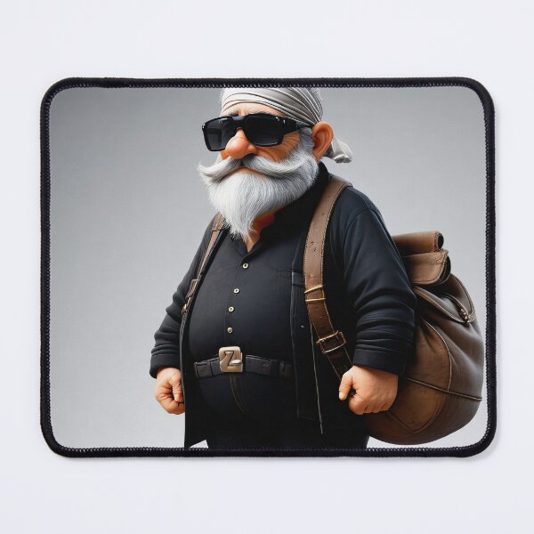 Item preview, Old Fart as a bank robber designed and sold by Colin Bentham.