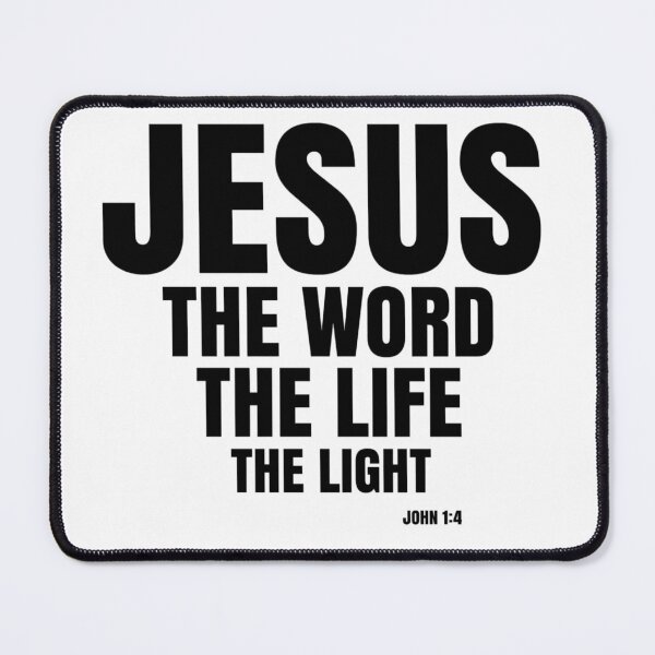 Item preview, Jesus the word, the life,the light john 1:4 designed and sold by Godsherritage.