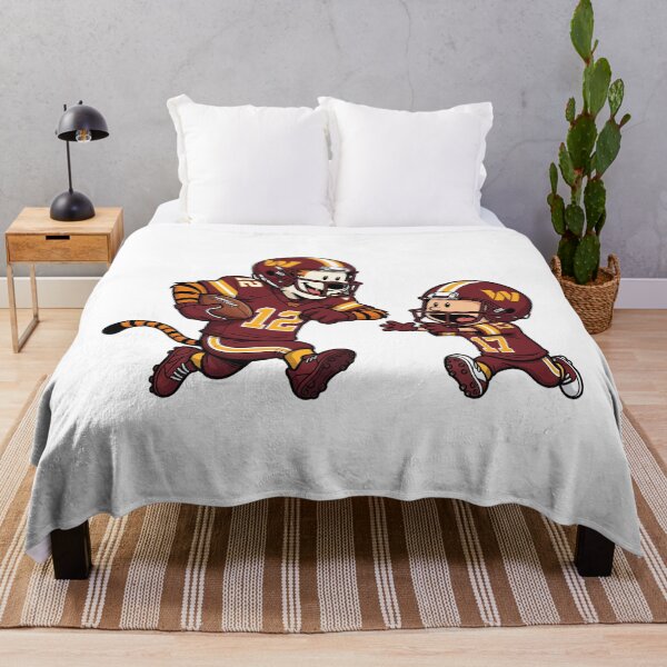 Item preview, Calvin And Hobbes Playing Football Fan Washington Team designed and sold by DamianRoy88.