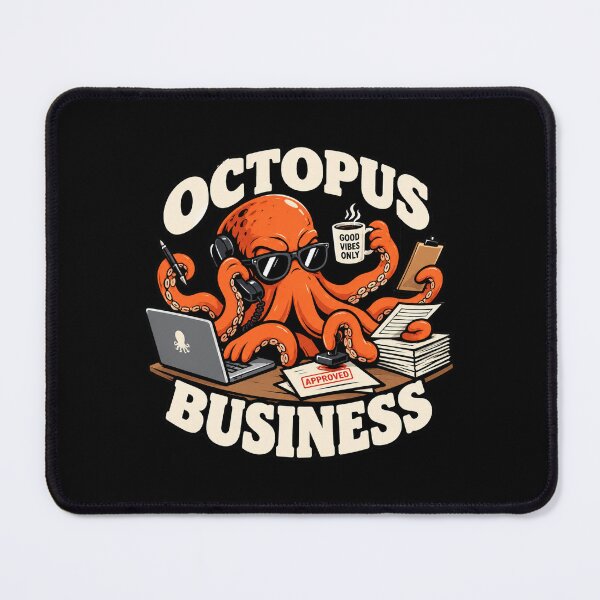 Item preview, Octopus Business Office Humor Funny Cartoon Gift designed and sold by w1ckerman.