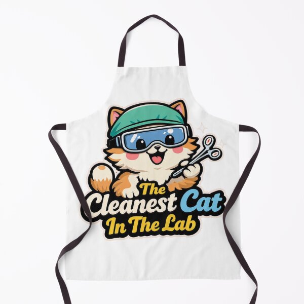 Item preview, The Cleanest Cat In The Lab Funny Sterile Processing designed and sold by Timeless Junction.