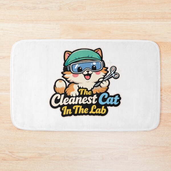 Item preview, The Cleanest Cat In The Lab Funny Sterile Processing designed and sold by Timeless Junction.