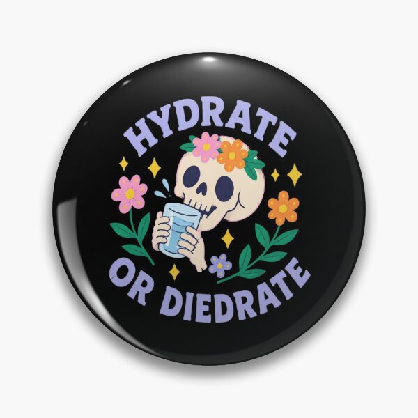 Item preview, Hydrate Or Diedrate Cute Skull For Spooky Fans designed and sold by celinamnxngol.