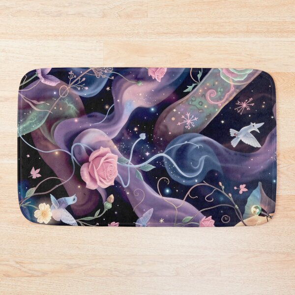 Item preview, Whimsical Celestial Rose - Cosmic Witchcore Art designed and sold by Vhelir-Art.