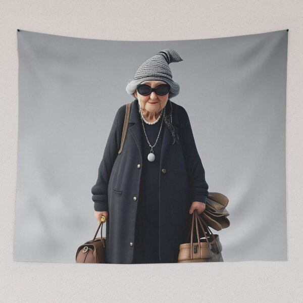 Item preview, Old Fart as a bank robber designed and sold by Colin Bentham.