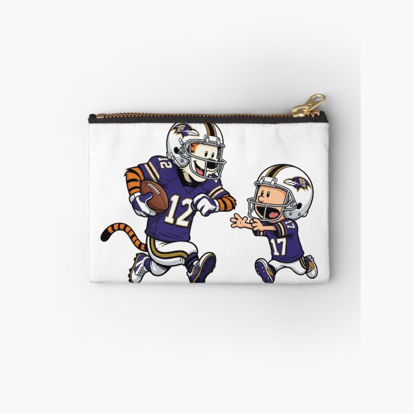 Item preview,  Calvin And Hobbes Playing Football Fan Baltimore Team designed and sold by DamianRoy88.
