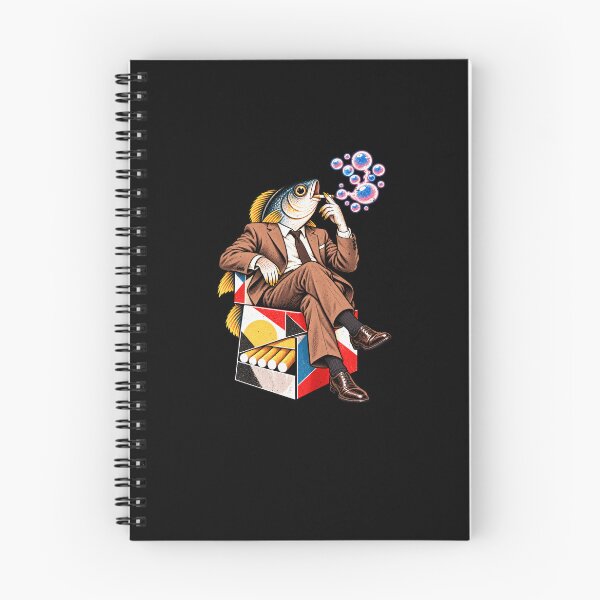 Item preview, Fish Head Smoker On A Cigarette Pack designed and sold by elderberry.