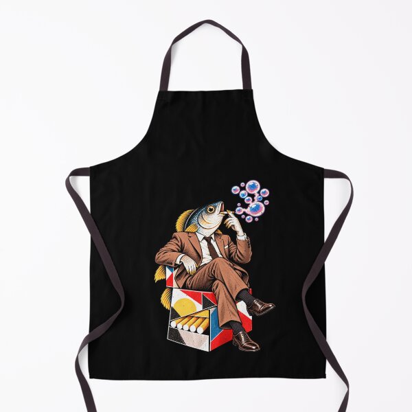 Item preview, Fish Head Smoker On A Cigarette Pack designed and sold by elderberry.