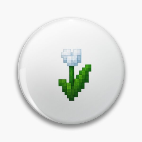Item preview, Tulipe white art pixel designed and sold by vitrar.