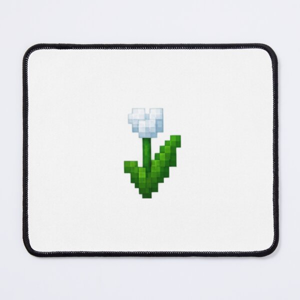 Item preview, Tulipe white art pixel designed and sold by vitrar.