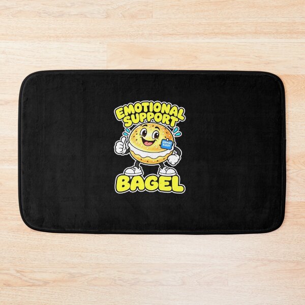 Item preview, Funny Emotional Support Bagel Art designed and sold by elderberry.