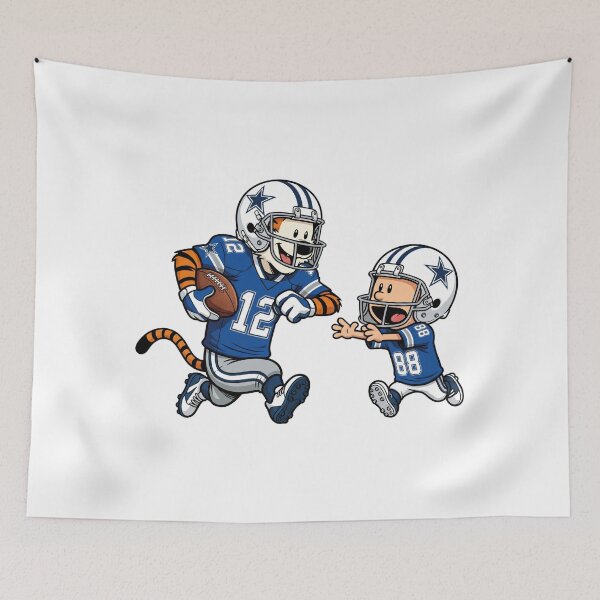 Item preview, Calvin And Hobbes Playing Football Fan Dallas Team designed and sold by DamianRoy88.