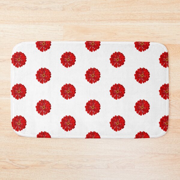 Item preview, Red Zinnia Flower Close-Up Photo designed and sold by Feral Vibes.