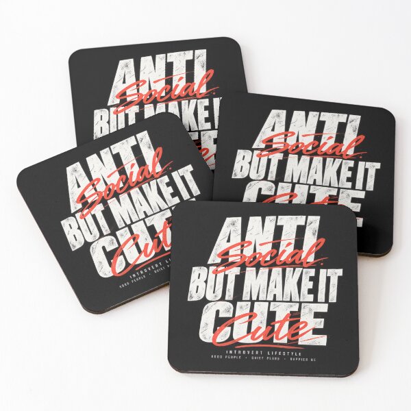 Item preview, Anti Social But Make It Cute designed and sold by FZ Studio .
