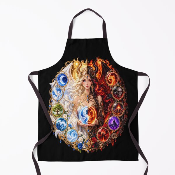 Item preview, Angel and Demon Goddess – Light and Darkness designed and sold by TroviTutto.