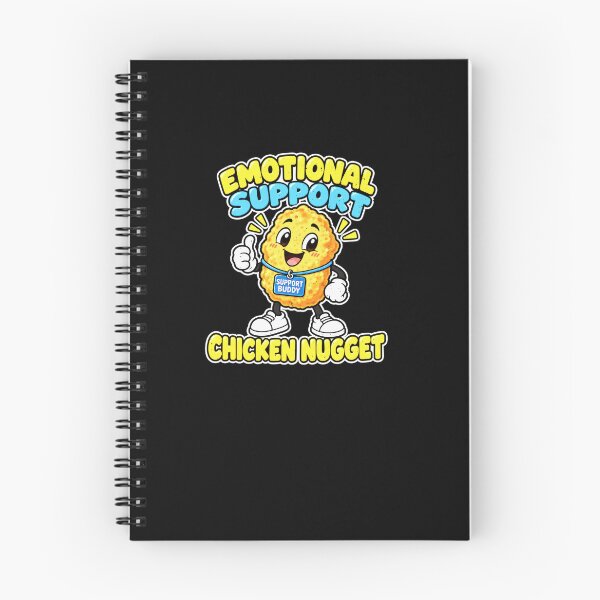 Item preview, Funny Emotional Support Chicken Nugget Art designed and sold by elderberry.